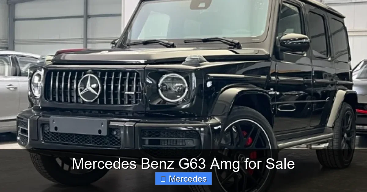 Mercedes Benz G63 Amg for Sale