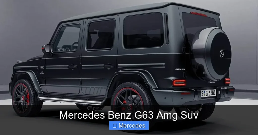 Mercedes Benz G63 Amg Suv