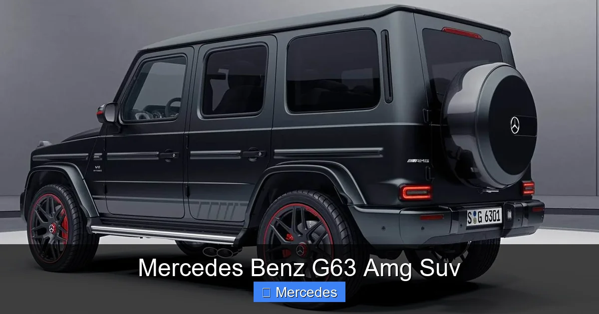 Mercedes Benz G63 Amg Suv