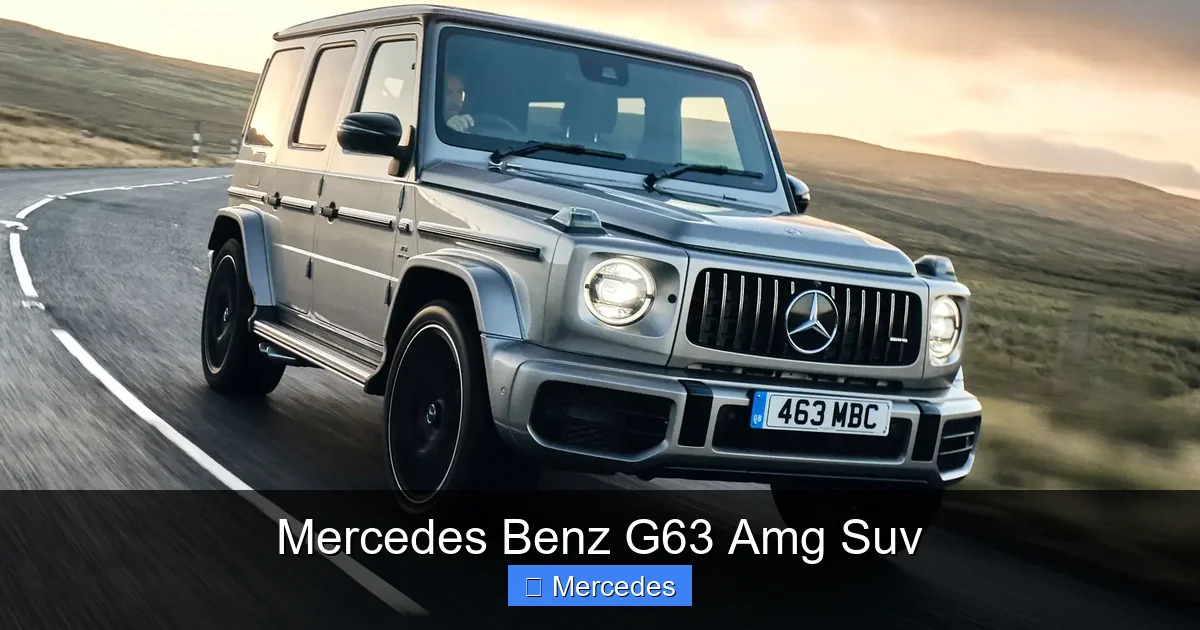 Mercedes Benz G63 Amg Suv