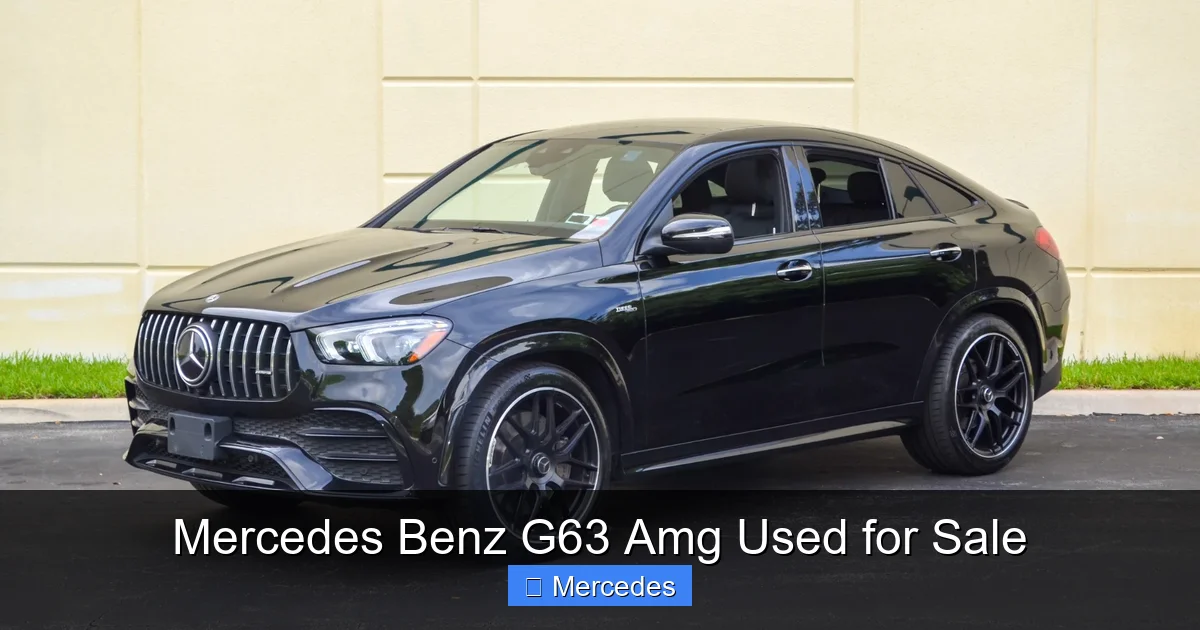 Mercedes Benz G63 Amg Used for Sale