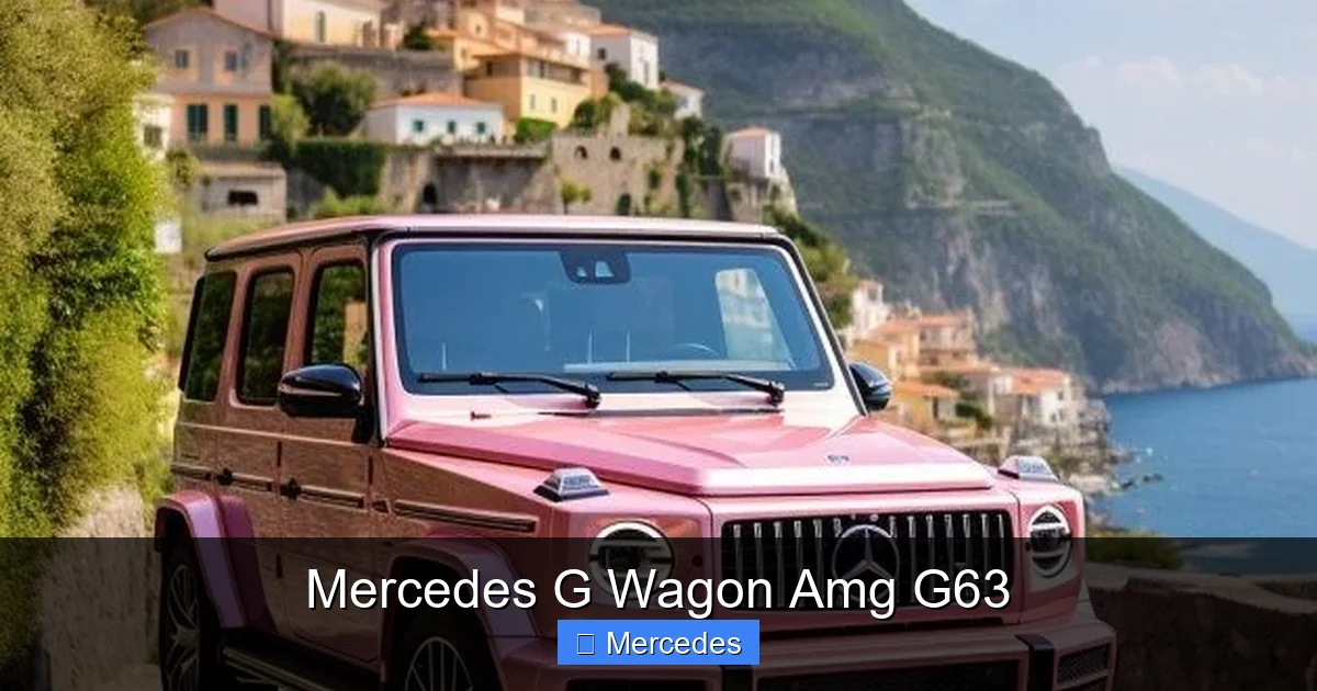 Mercedes G Wagon Amg G63