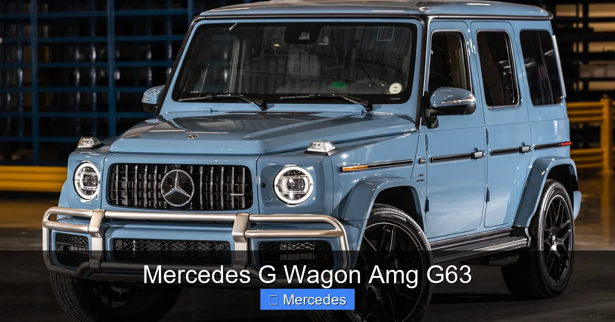 Mercedes G Wagon Amg G63