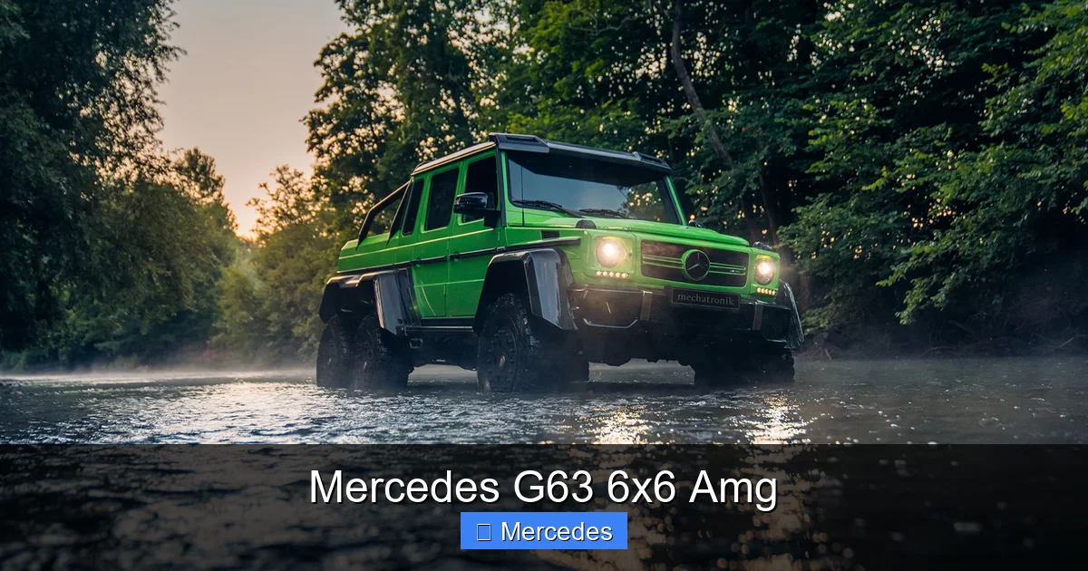 Mercedes G63 6x6 Amg