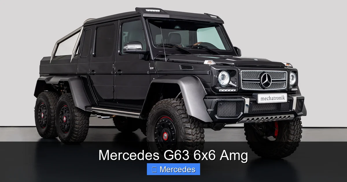 Mercedes G63 6x6 Amg