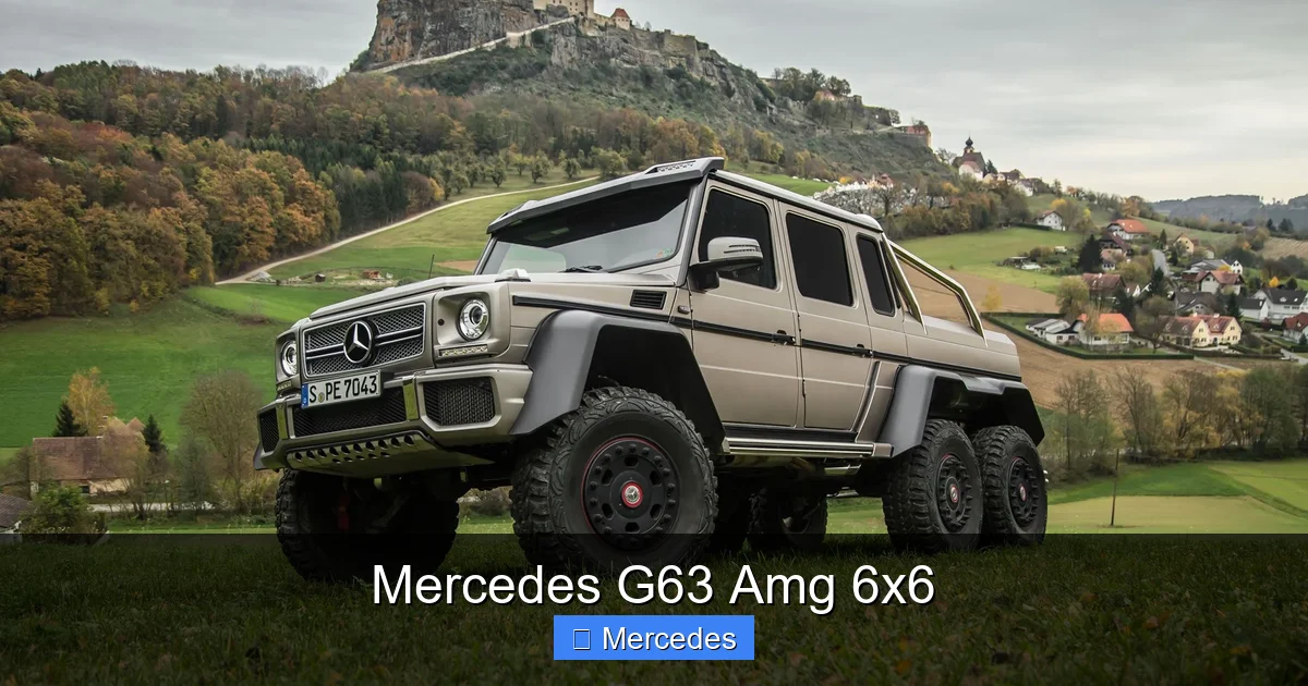 Mercedes G63 Amg 6x6