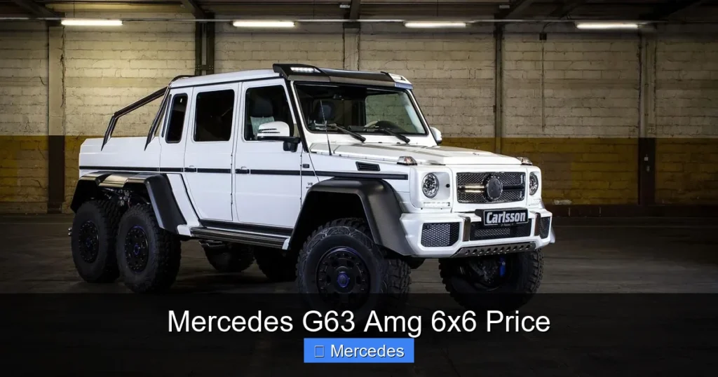 Mercedes G63 Amg 6x6 Price