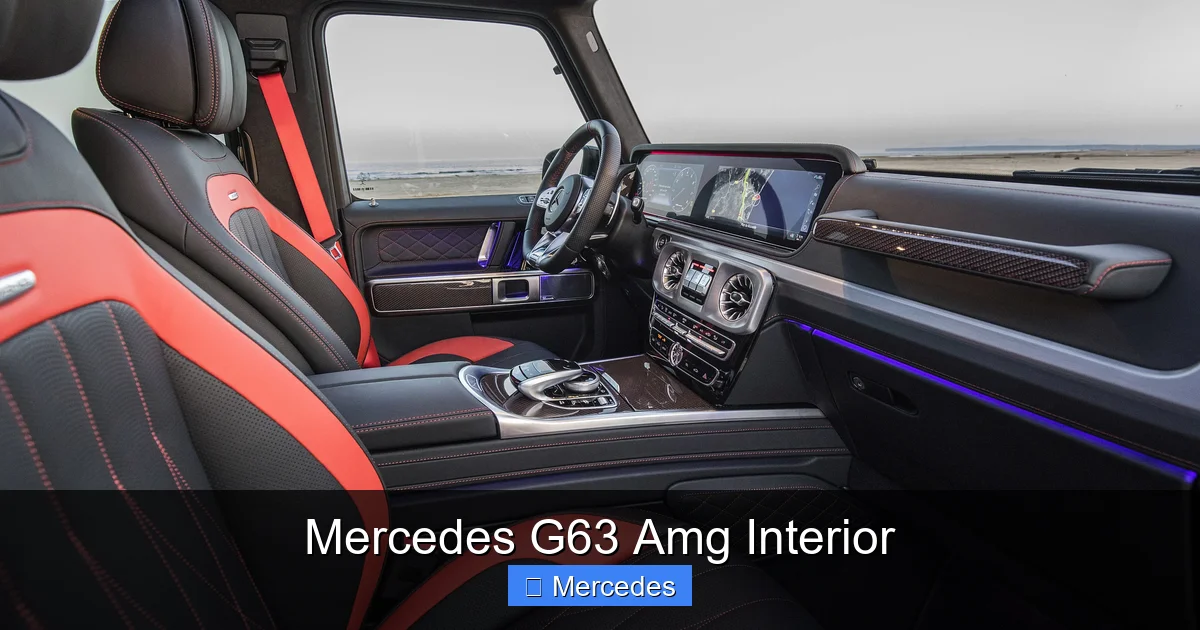 Mercedes G63 Amg Interior