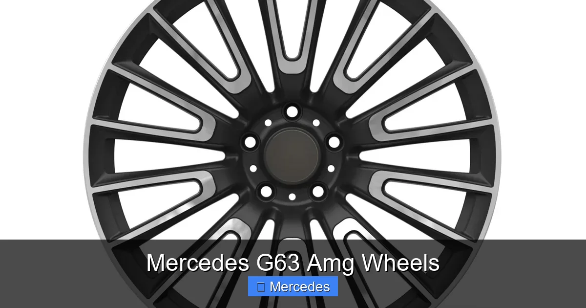 Mercedes G63 Amg Wheels