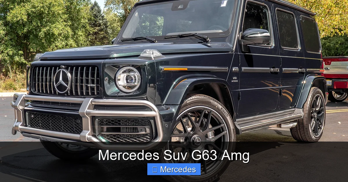 Mercedes Suv G63 Amg