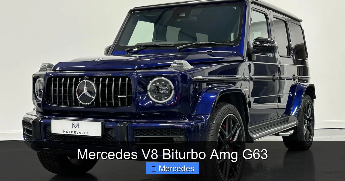 Mercedes V8 Biturbo Amg G63