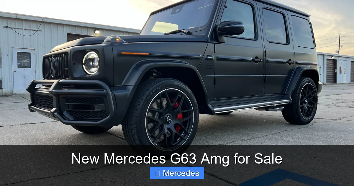 New Mercedes G63 Amg for Sale