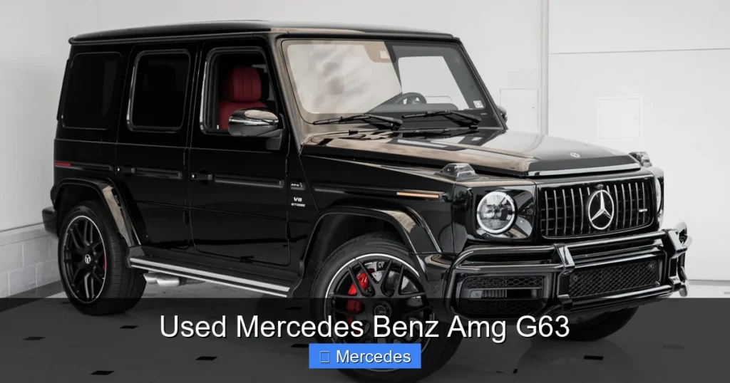 Used Mercedes Benz Amg G63