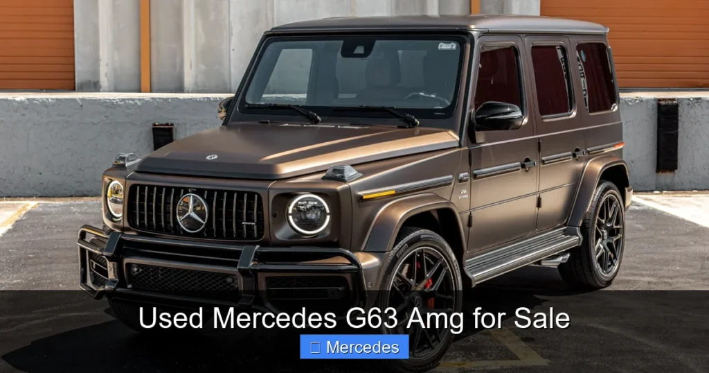 Used Mercedes G63 Amg for Sale