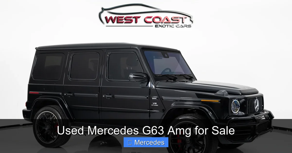 Used Mercedes G63 Amg for Sale
