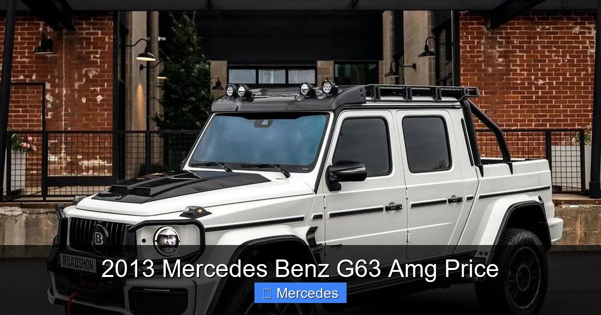 2013 Mercedes Benz G63 Amg Price