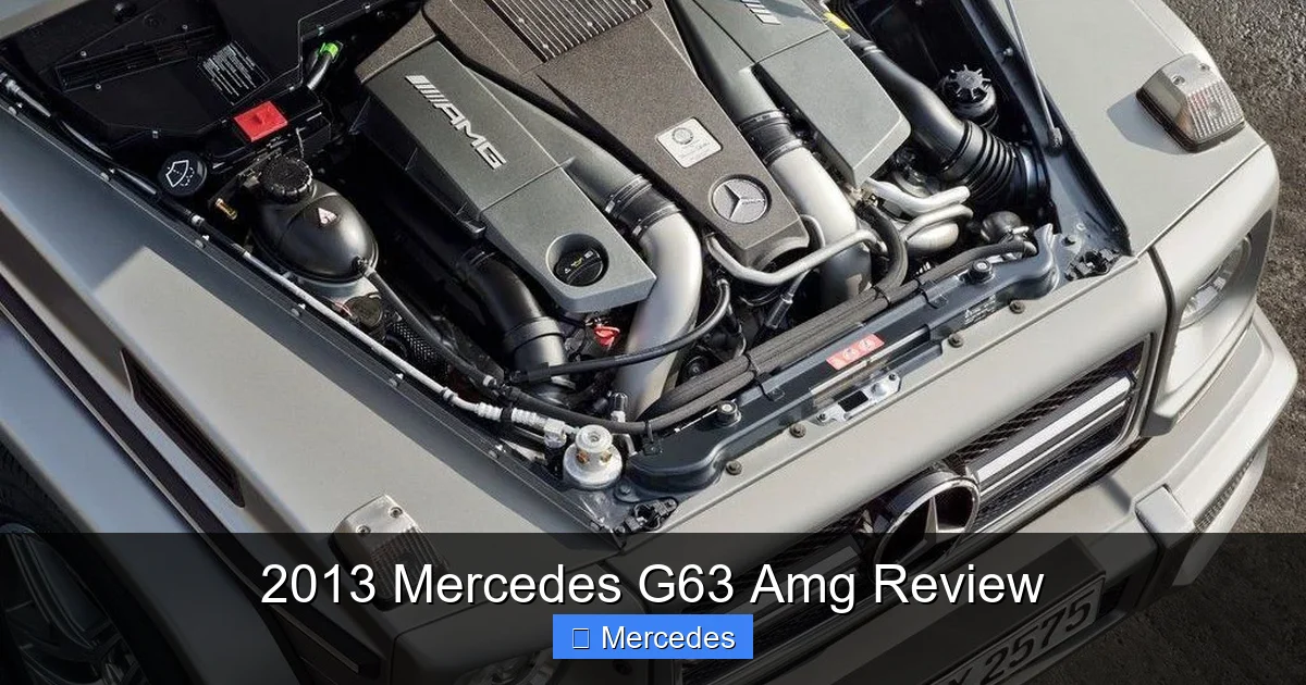 2013 Mercedes G63 Amg Review