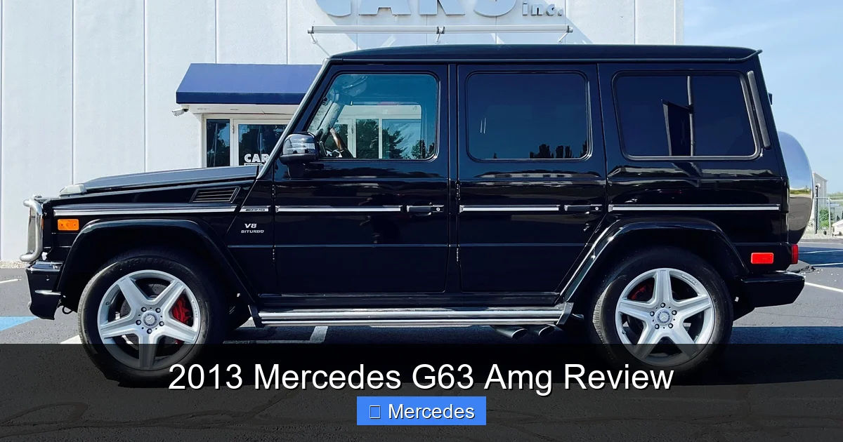 2013 Mercedes G63 Amg Review