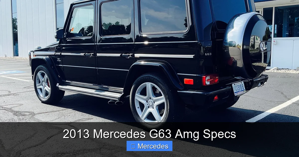 2013 Mercedes G63 Amg Specs