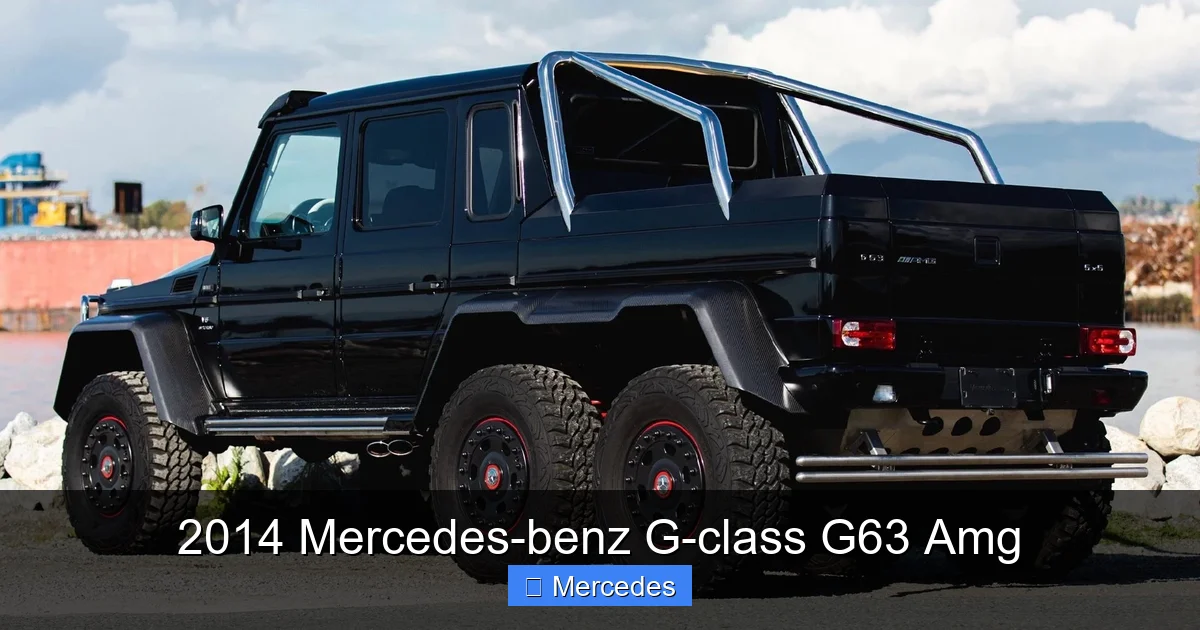 2014 Mercedes-benz G-class G63 Amg