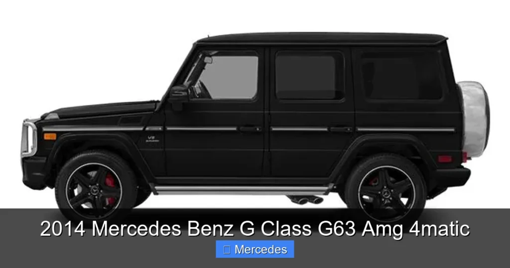 2014 Mercedes Benz G Class G63 Amg 4matic