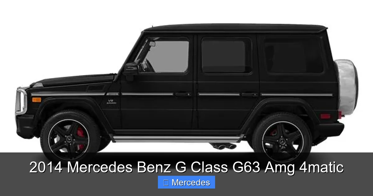 2014 Mercedes Benz G Class G63 Amg 4matic