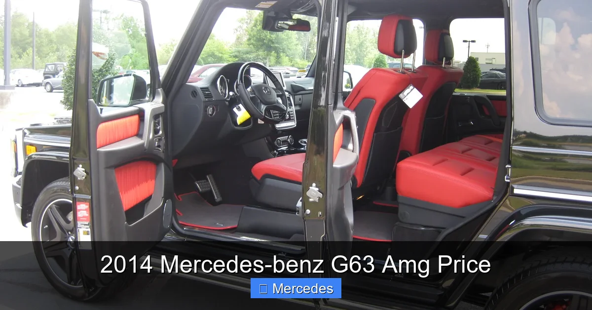 2014 Mercedes-benz G63 Amg Price