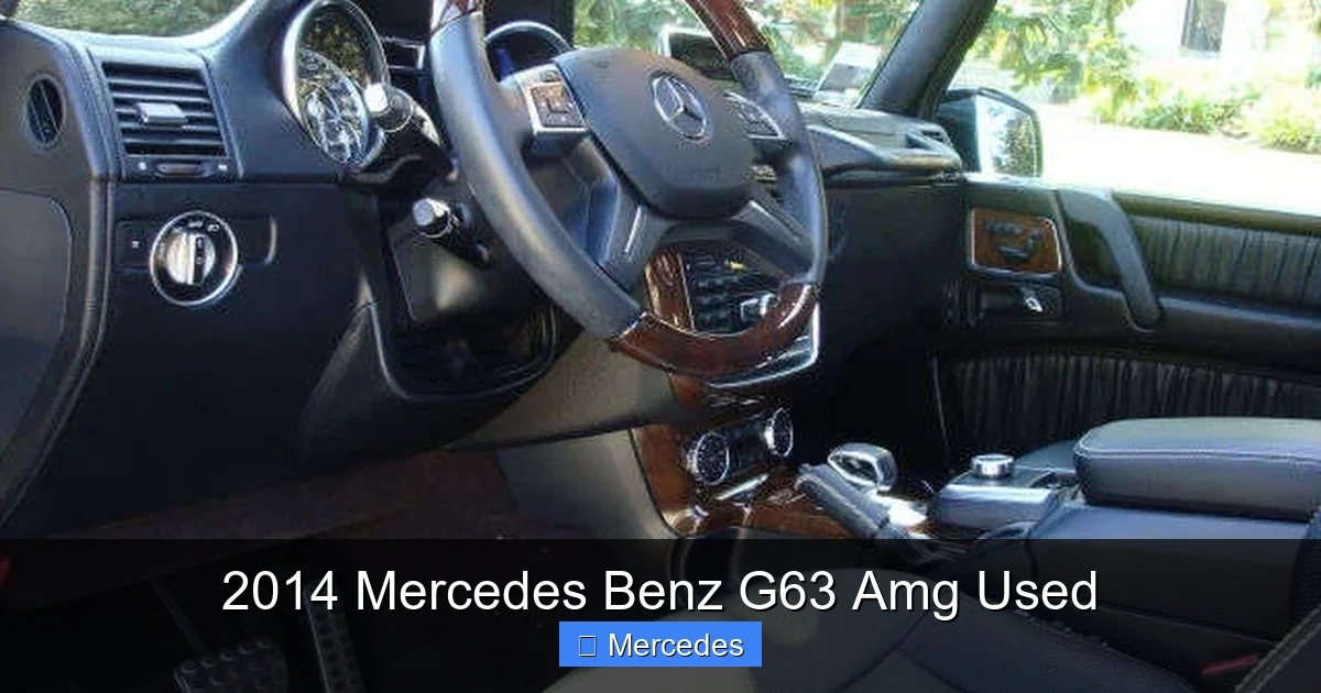 2014 Mercedes Benz G63 Amg Used