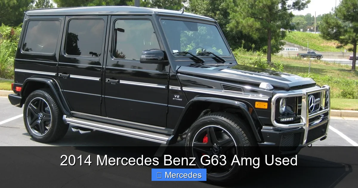 2014 Mercedes Benz G63 Amg Used