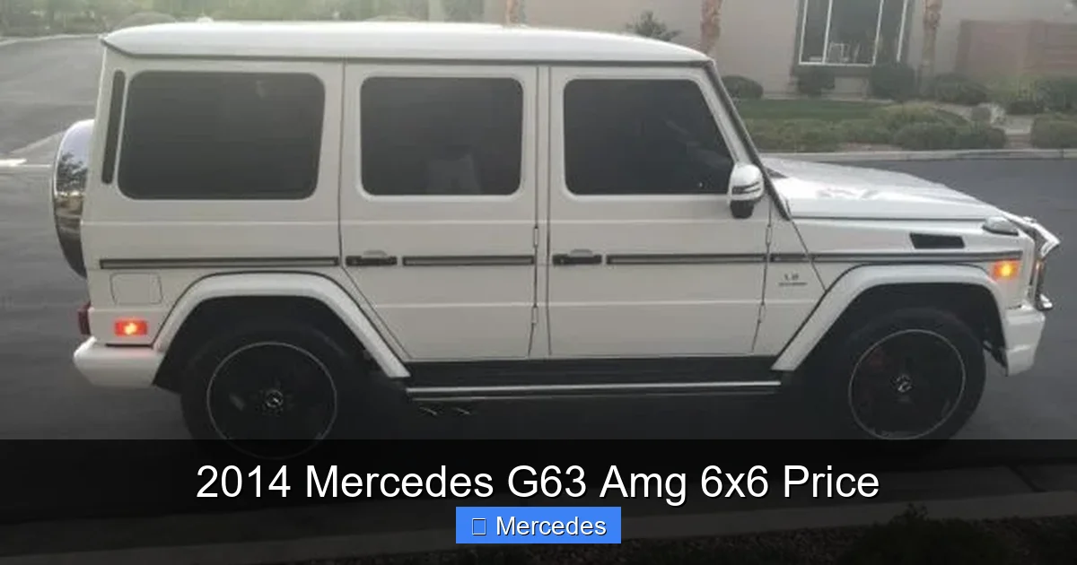 2014 Mercedes G63 Amg 6x6 Price