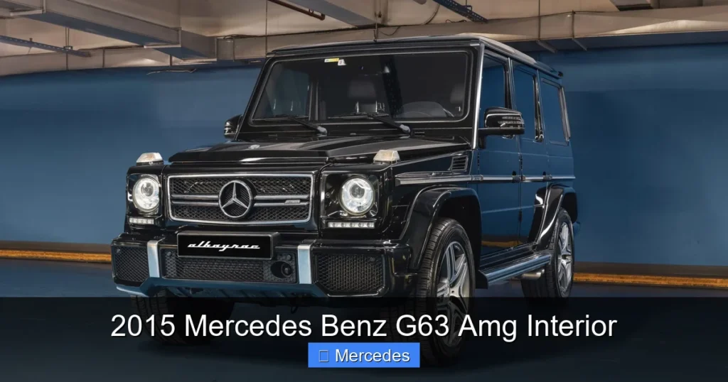 2015 Mercedes Benz G63 Amg Interior