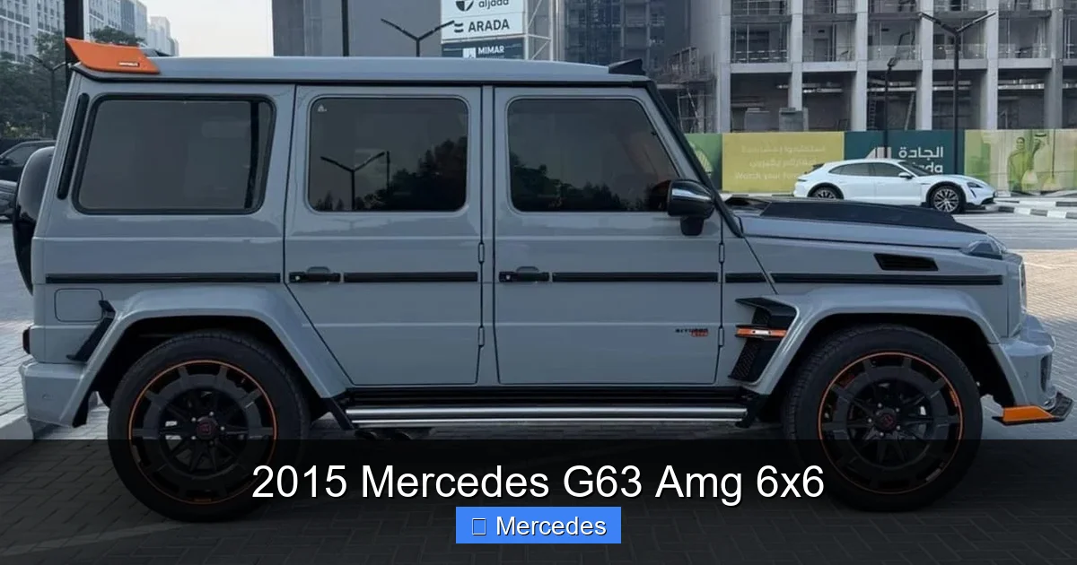2015 Mercedes G63 Amg 6x6