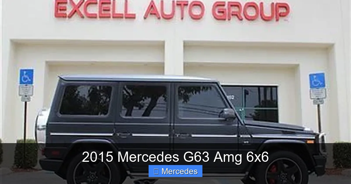 2015 Mercedes G63 Amg 6x6