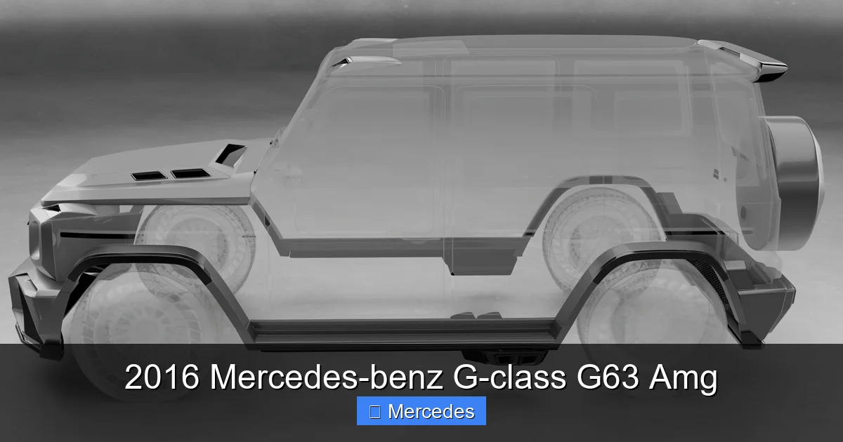 2016 Mercedes-benz G-class G63 Amg