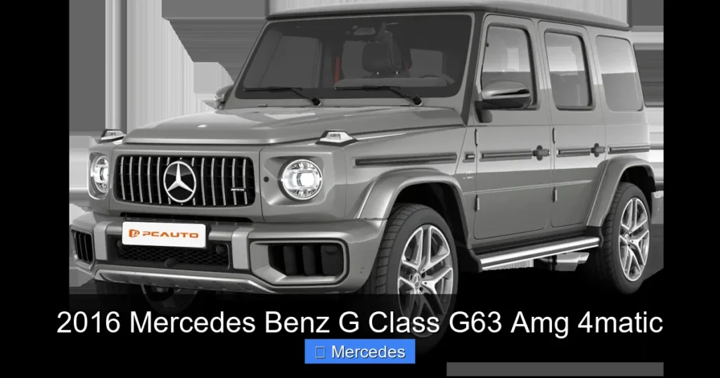 2016 Mercedes Benz G Class G63 Amg 4matic