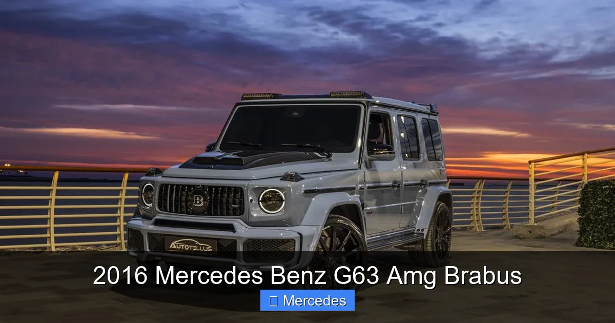 2016 Mercedes Benz G63 Amg Brabus