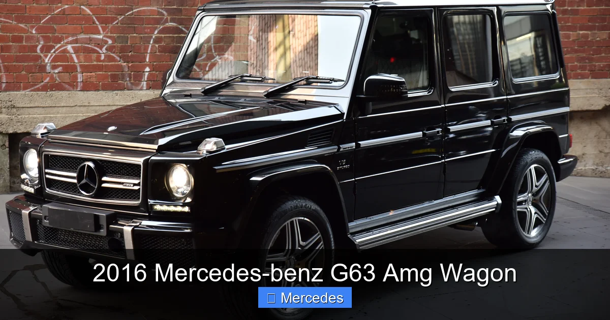 2016 Mercedes-benz G63 Amg Wagon