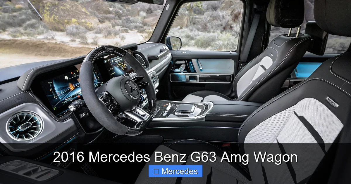 2016 Mercedes Benz G63 Amg Wagon
