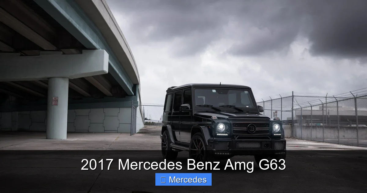 2017 Mercedes Benz Amg G63