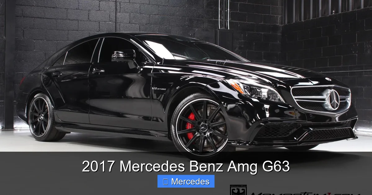 2017 Mercedes Benz Amg G63