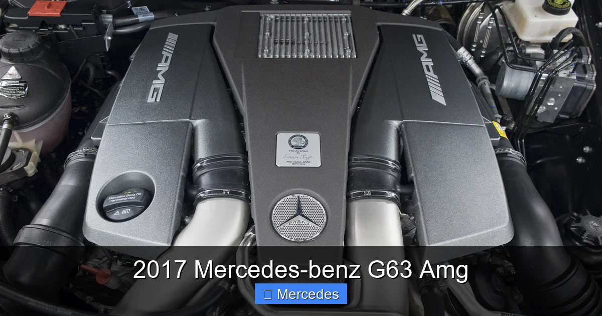 2017 Mercedes-benz G63 Amg