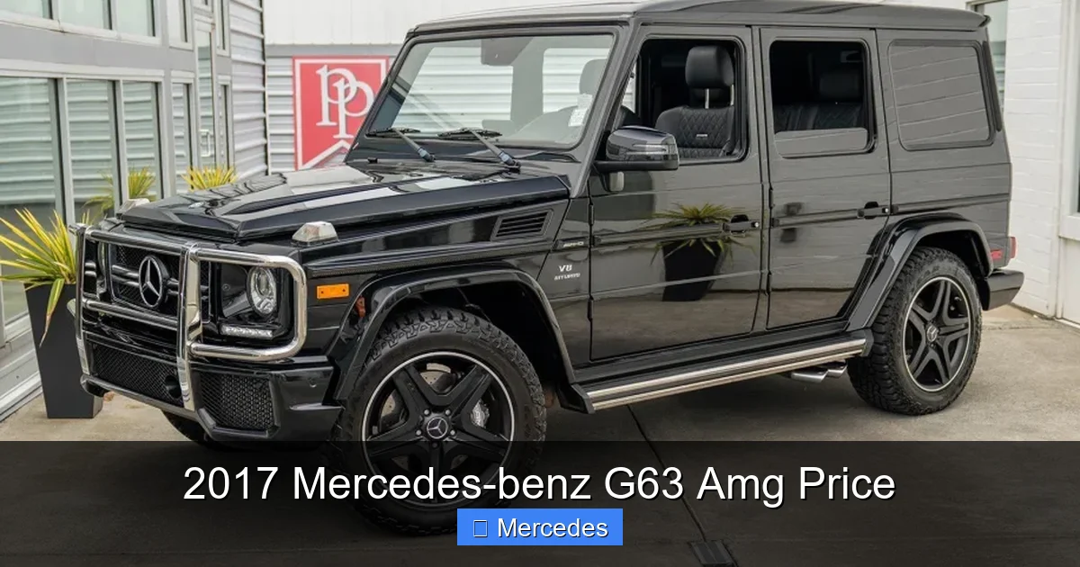 2017 Mercedes-benz G63 Amg Price