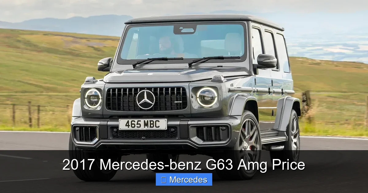 2017 Mercedes-benz G63 Amg Price