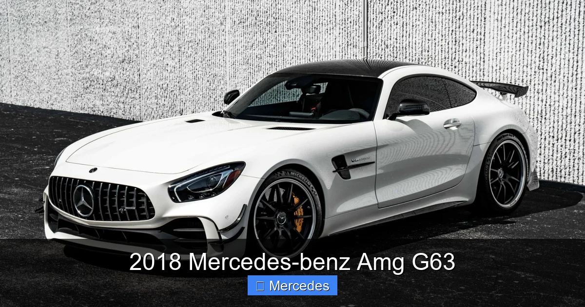 2018 Mercedes-benz Amg G63
