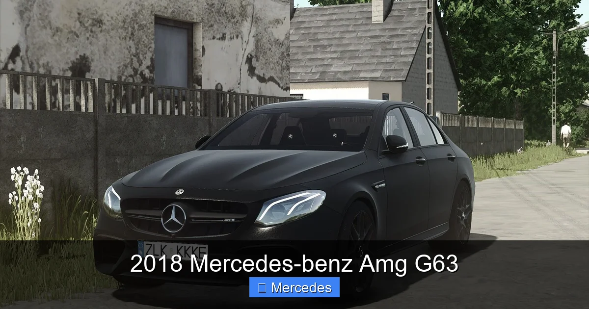 2018 Mercedes-benz Amg G63