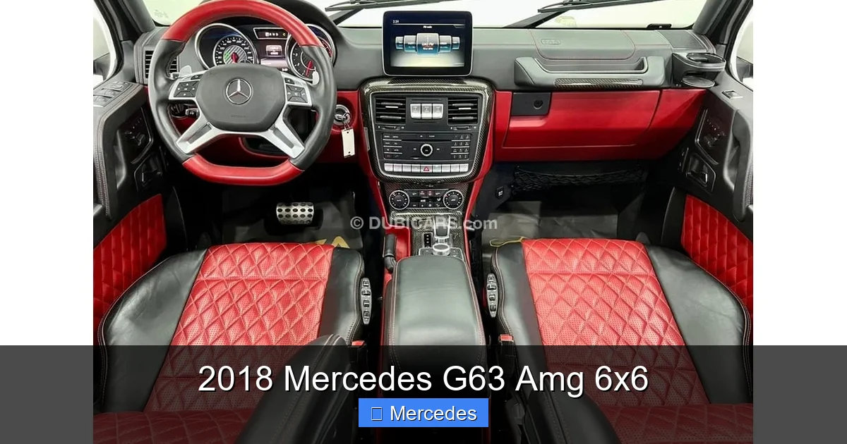 2018 Mercedes G63 Amg 6x6