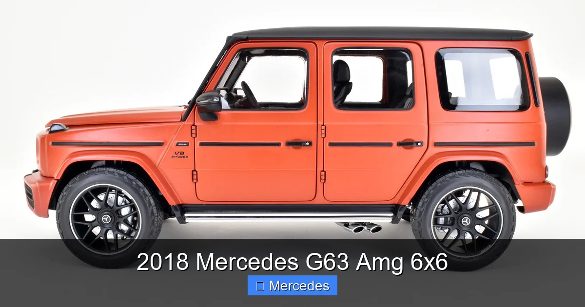 2018 Mercedes G63 Amg 6x6