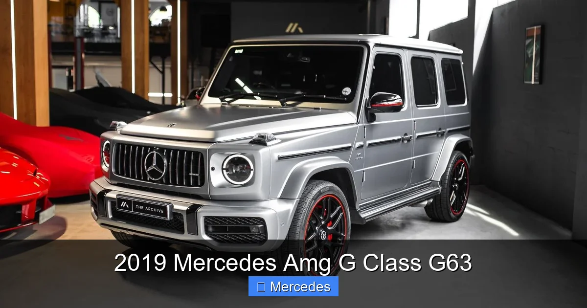 2019 Mercedes Amg G Class G63