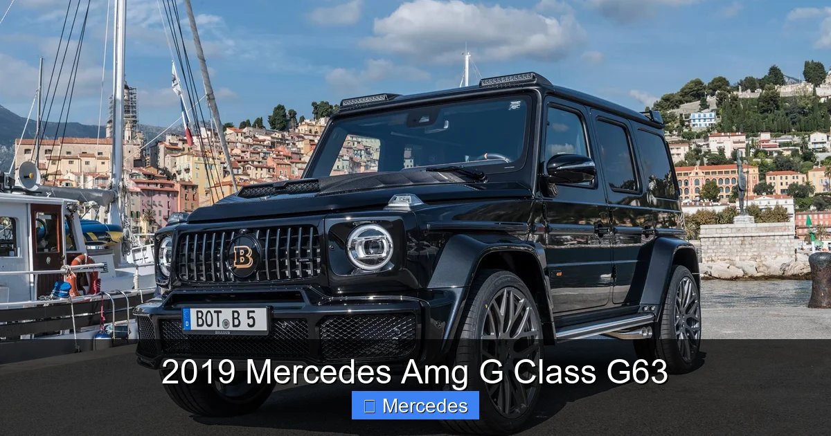 2019 Mercedes Amg G Class G63