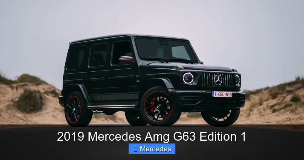 2019 Mercedes Amg G63 Edition 1